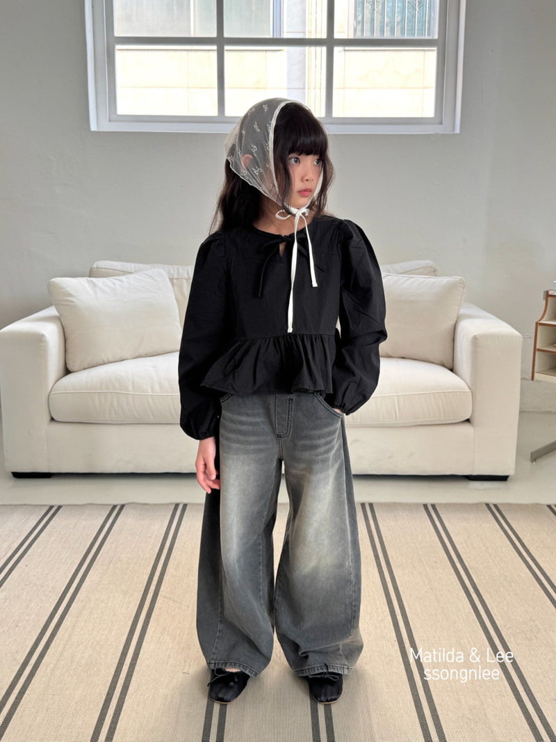 Matilda & Lee - Korean Children Fashion - #discoveringself - Front Slit Blouse - 11