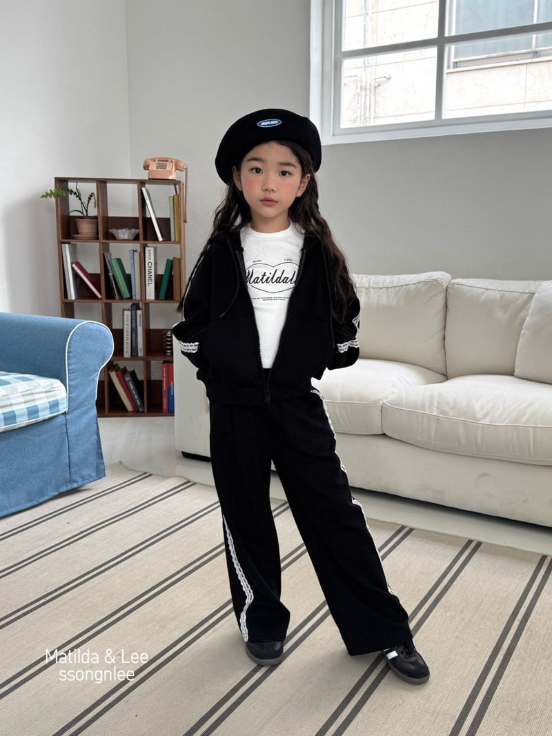 Matilda & Lee - Korean Children Fashion - #discoveringself - Lace Hood Zip-up Jacket - 12