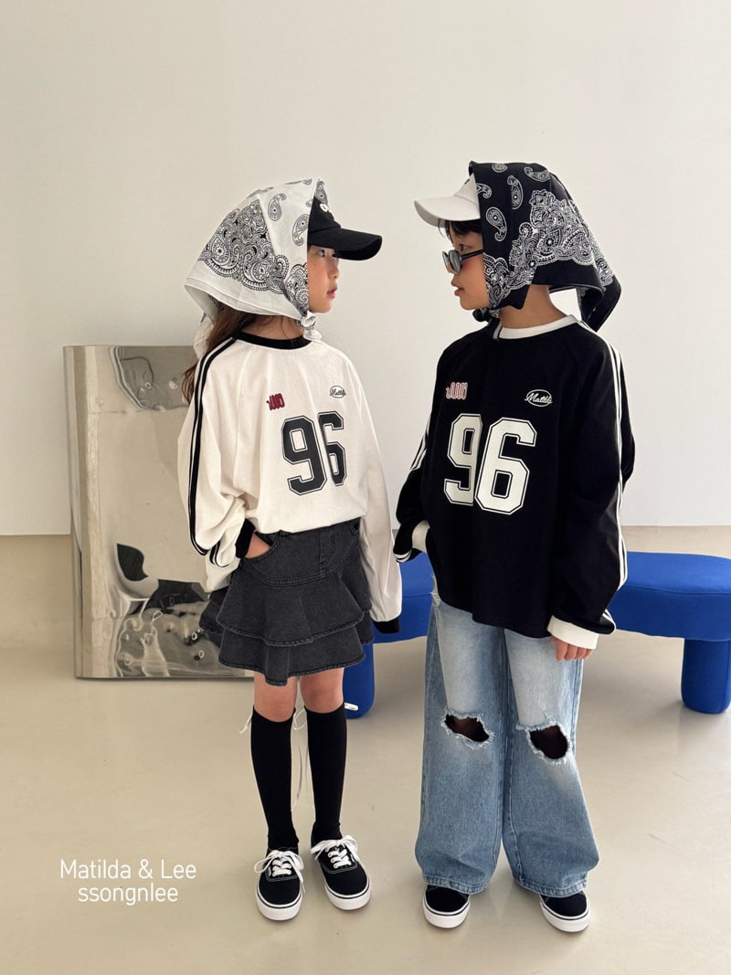 Matilda & Lee - Korean Children Fashion - #discoveringself - 96 Two Line Tee - 6