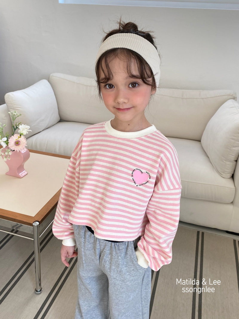 Matilda & Lee - Korean Children Fashion - #discoveringself - ST Heart Crop Tee - 5
