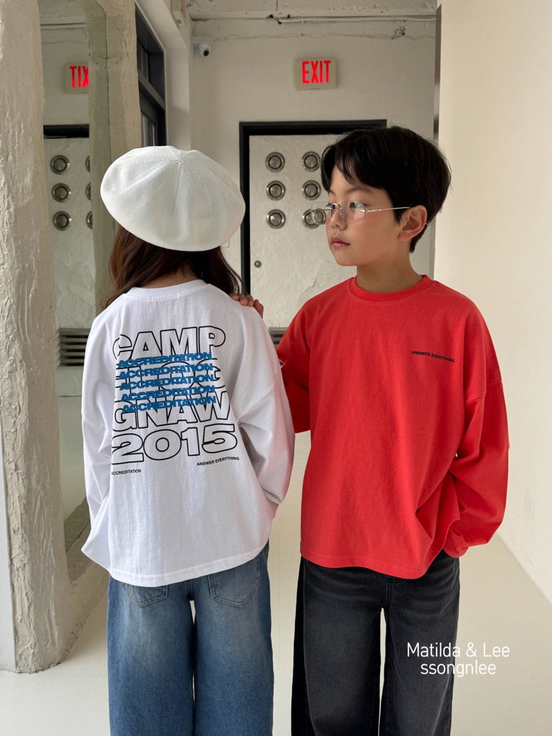 Matilda & Lee - Korean Children Fashion - #discoveringself - Answer Tee
