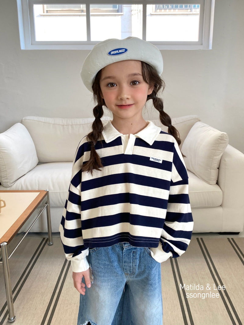 Matilda & Lee - Korean Children Fashion - #discoveringself - ST Collar Crop Tee - 8