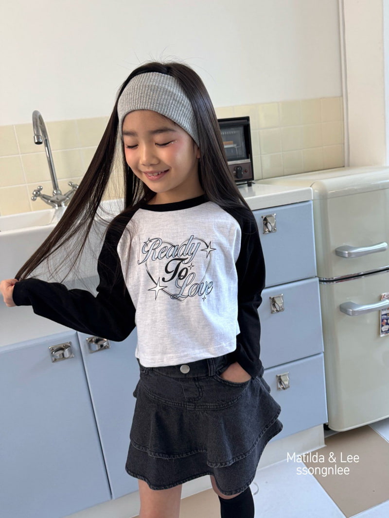 Matilda & Lee - Korean Children Fashion - #fashionkids - Love Heart Raglan Tee - 12