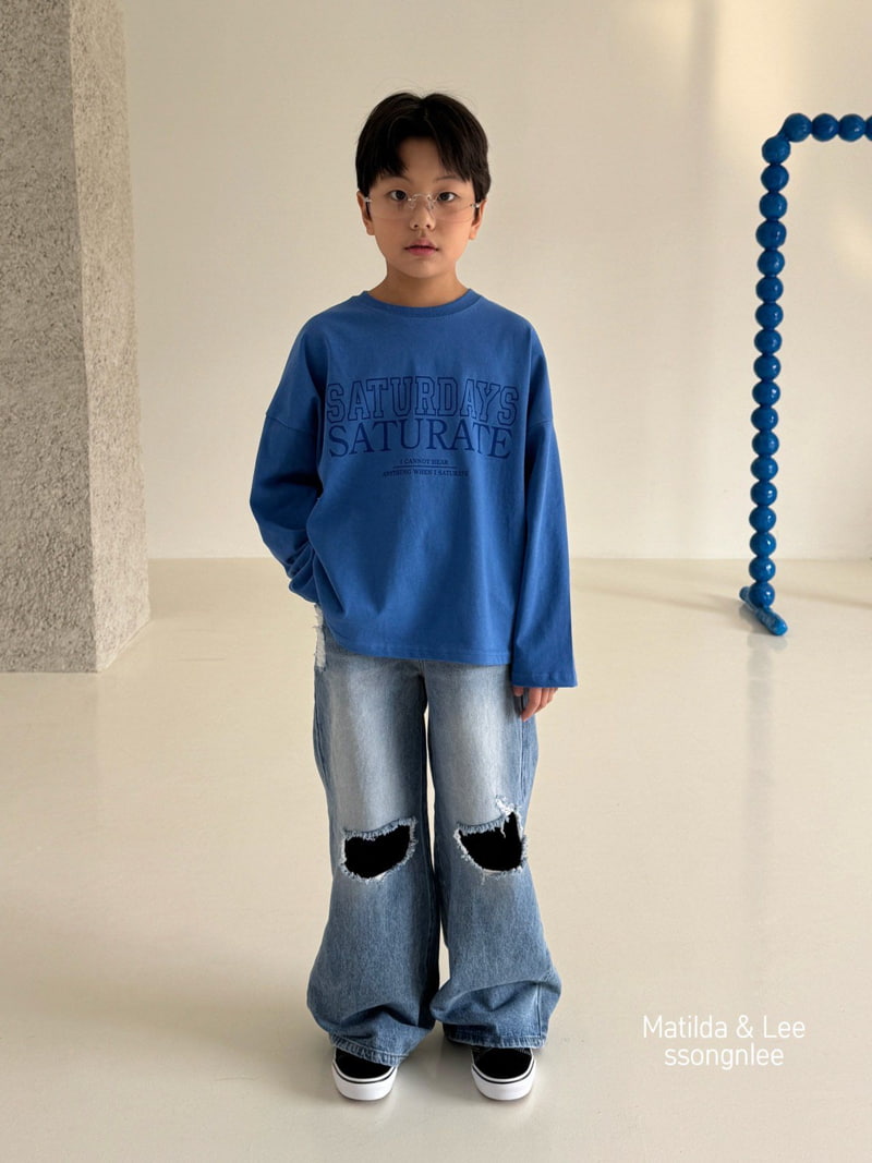 Matilda & Lee - Korean Children Fashion - #fashionkids - Vintage Denim Pants - 11