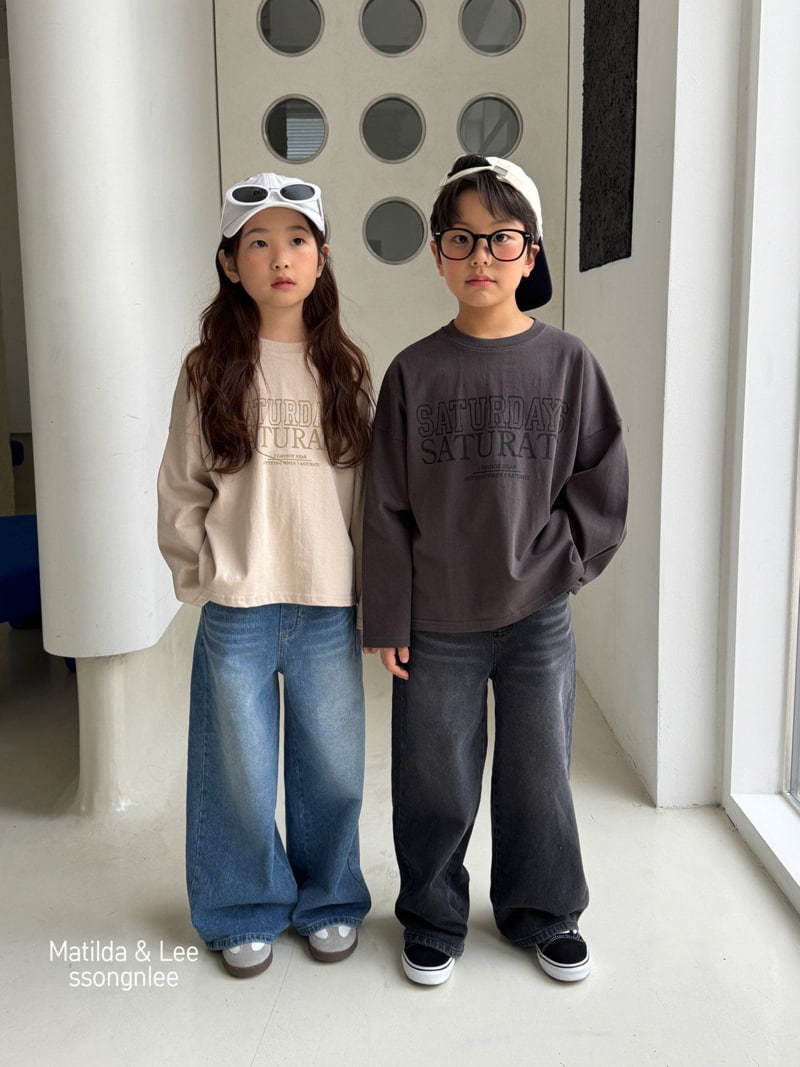 Matilda & Lee - Korean Children Fashion - #fashionkids - Saturday Tee - 3