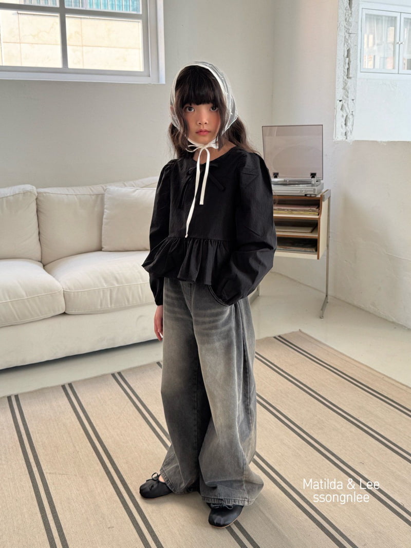 Matilda & Lee - Korean Children Fashion - #fashionkids - Front Slit Blouse - 12