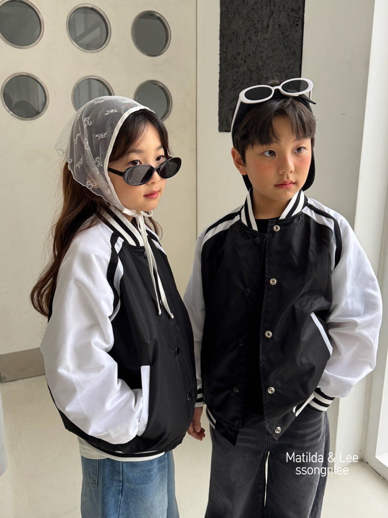 Matilda & Lee - Korean Children Fashion - #fashionkids - Baseball Jumper