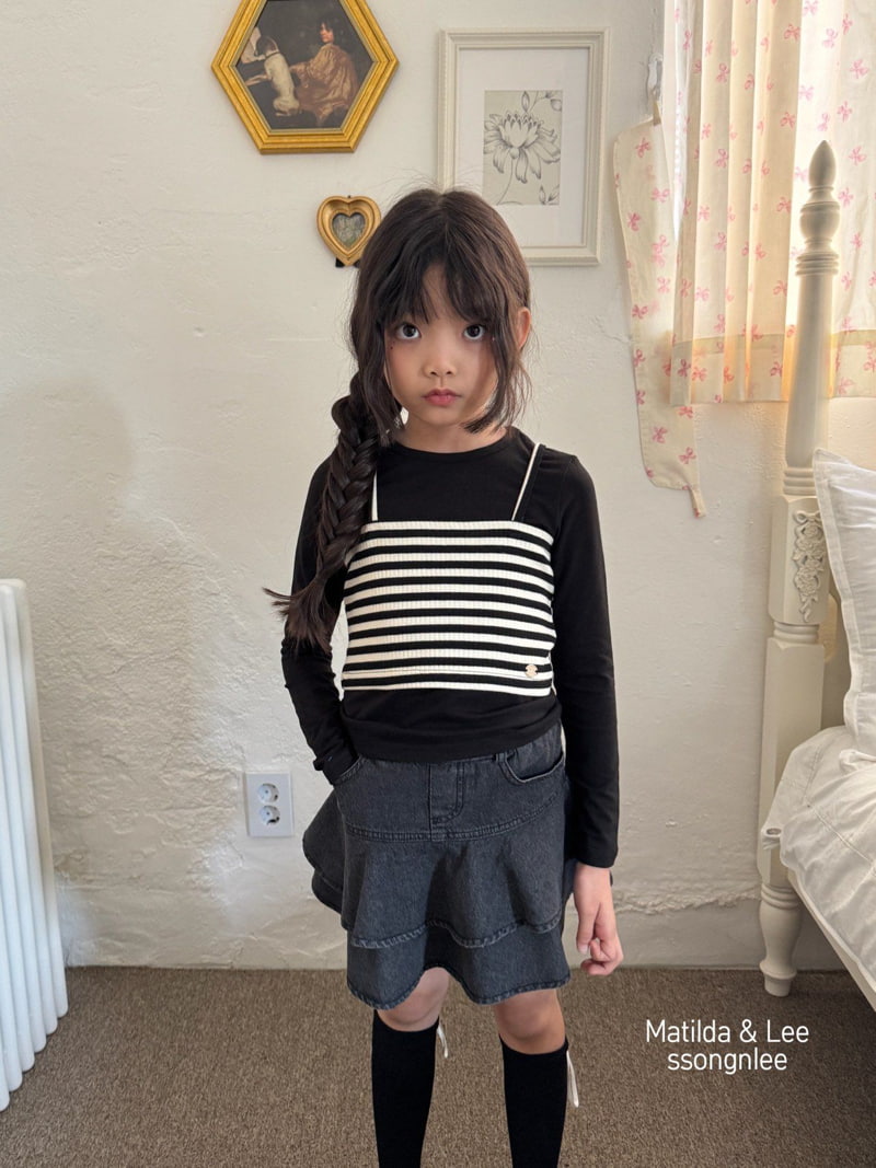 Matilda & Lee - Korean Children Fashion - #kidsshorts - String Bustier - 3