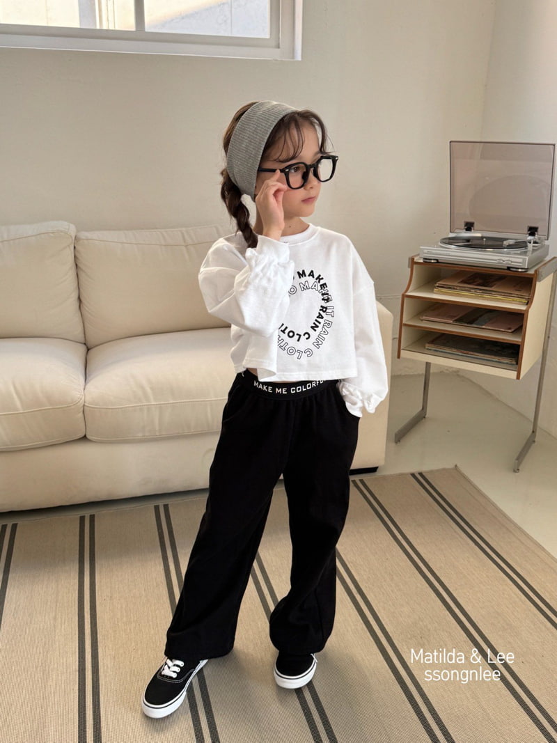Matilda & Lee - Korean Children Fashion - #kidsshorts - Heart Initial Tee - 8