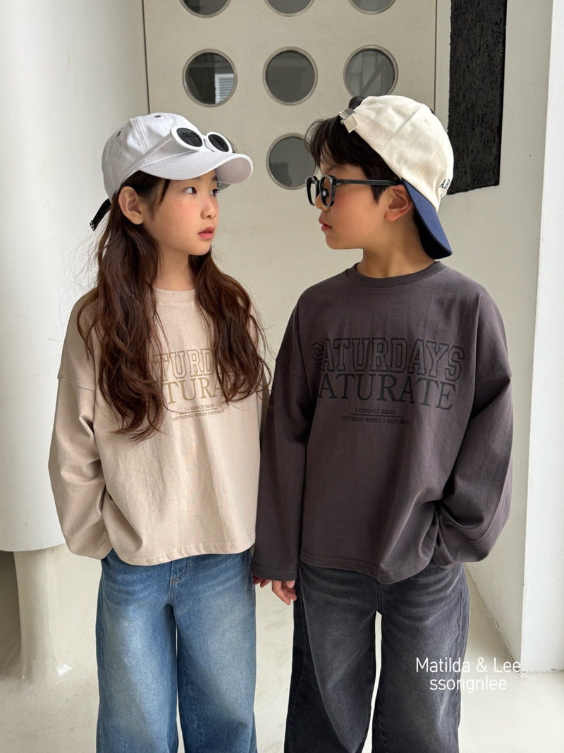 Matilda & Lee - Korean Children Fashion - #fashionkids - Saturday Tee - 4