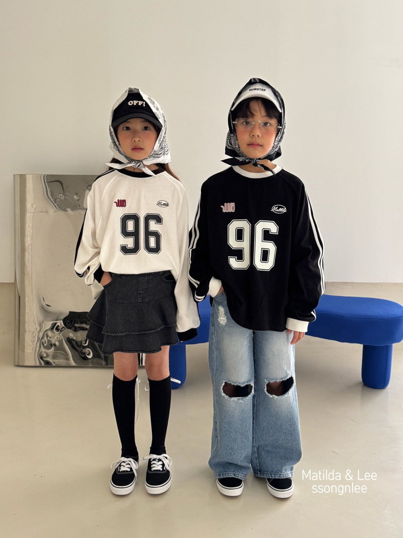 Matilda & Lee - Korean Children Fashion - #kidsshorts - 96 Two Line Tee - 8