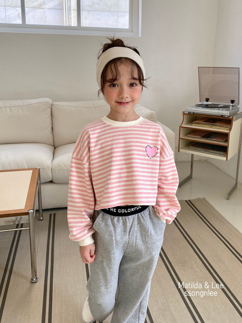 Matilda & Lee - Korean Children Fashion - #kidsshorts - ST Heart Crop Tee - 7
