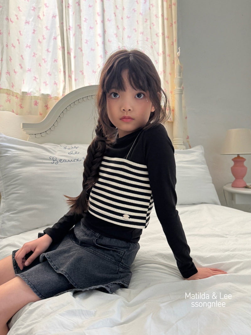 Matilda & Lee - Korean Children Fashion - #kidsshorts - Label Tee - 9