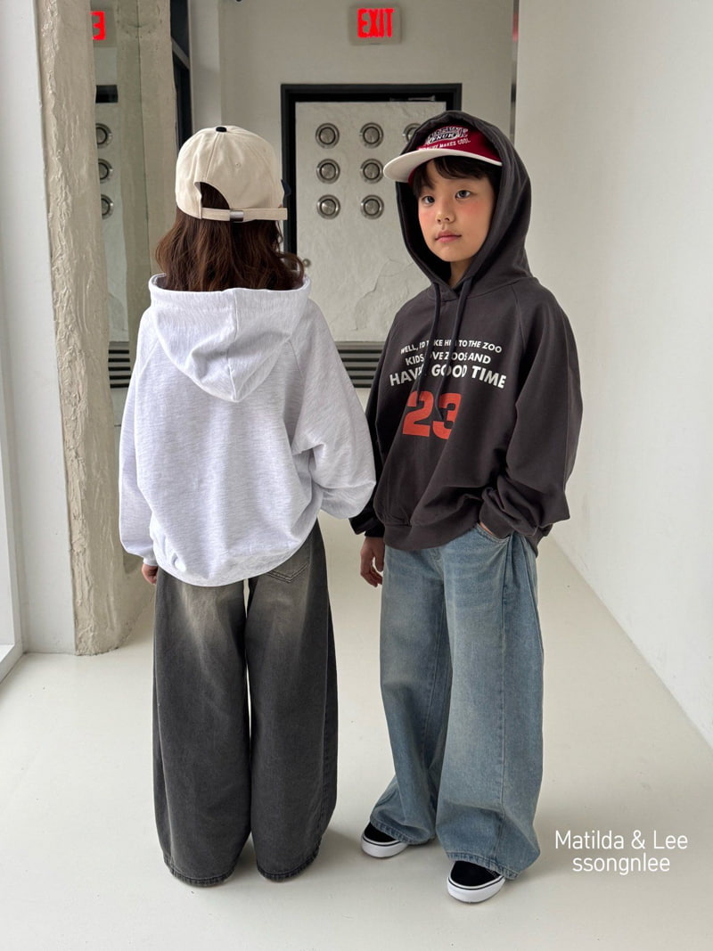 Matilda & Lee - Korean Children Fashion - #kidsshorts - Maxi Wide Denim Pants 2 - 6