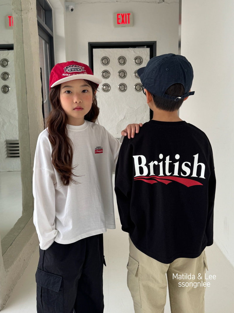 Matilda & Lee - Korean Children Fashion - #kidsshorts - British Tee