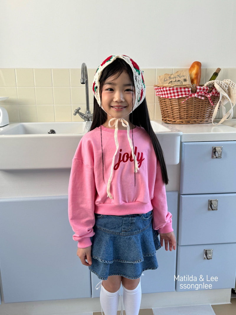 Matilda & Lee - Korean Children Fashion - #kidsstore - Jolly Crop Sweatshirts - 12