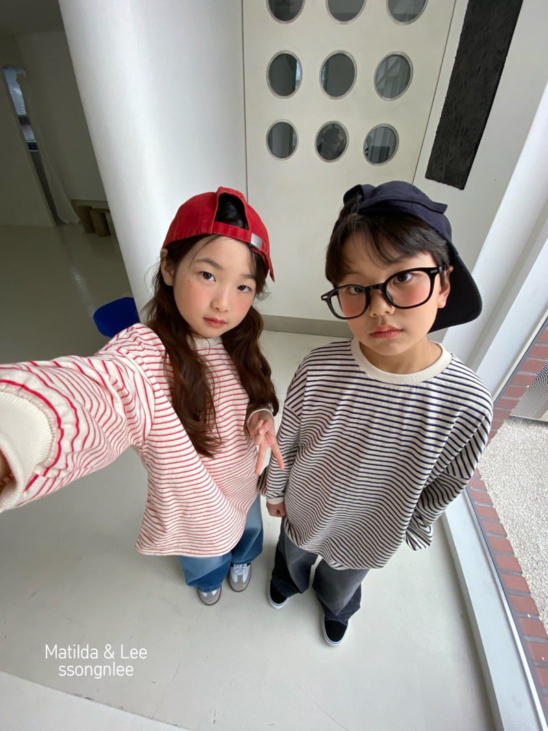 Matilda & Lee - Korean Children Fashion - #kidsstore - Stripe Tee - 6