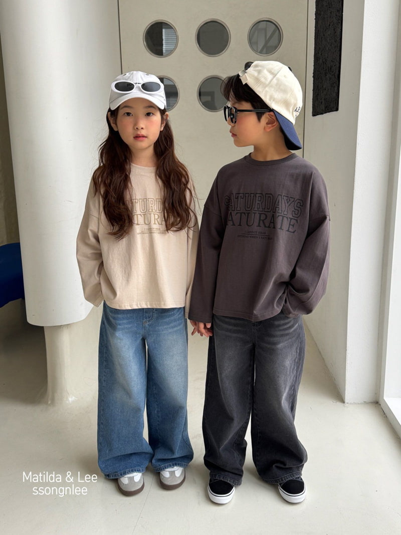 Matilda & Lee - Korean Children Fashion - #kidsstore - Saturday Tee - 5