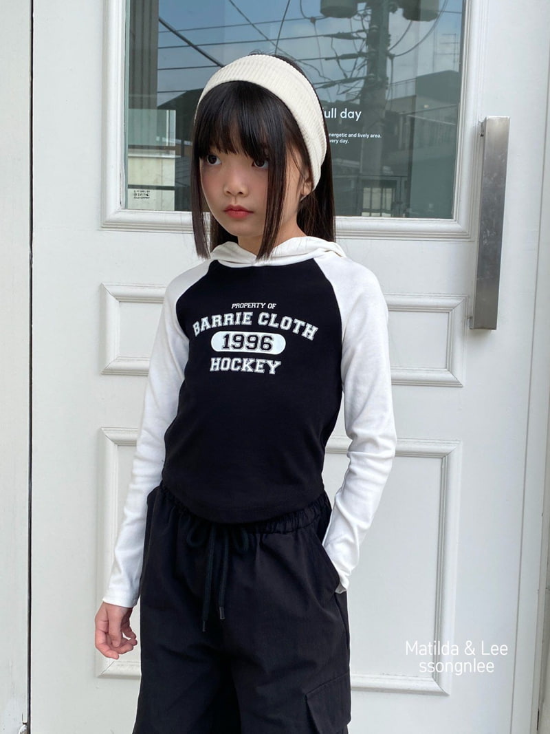 Matilda & Lee - Korean Children Fashion - #kidsstore - 1996 Hooded Raglan Tee - 10