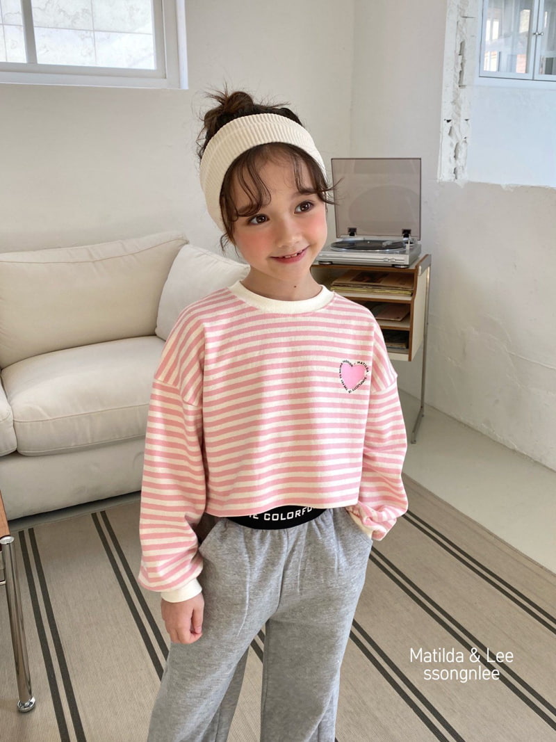 Matilda & Lee - Korean Children Fashion - #kidsstore - ST Heart Crop Tee - 8