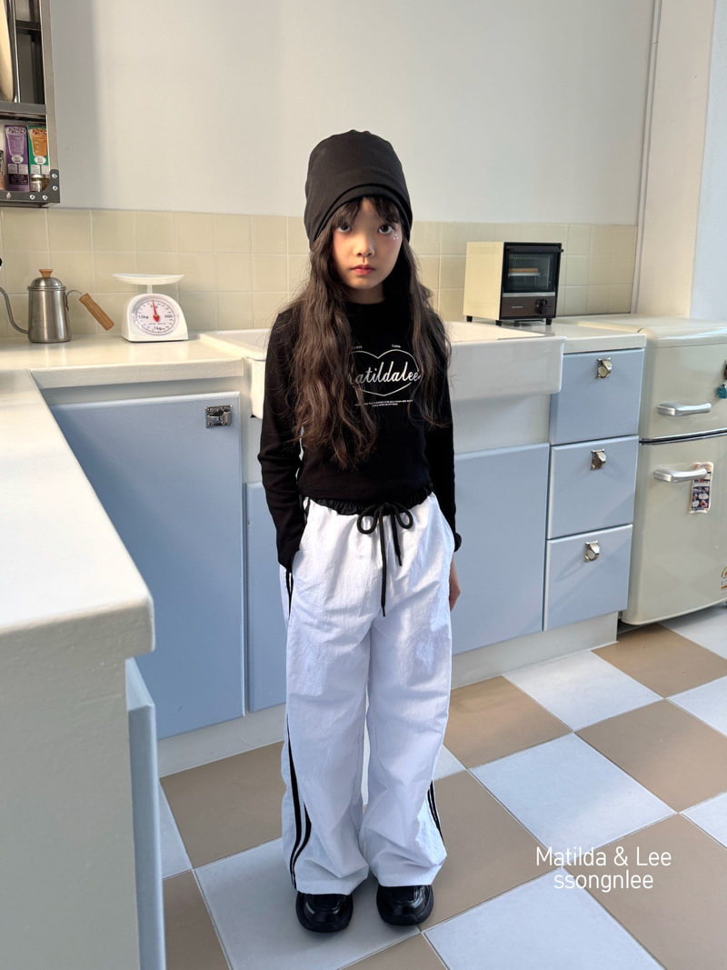 Matilda & Lee - Korean Children Fashion - #kidzfashiontrend - Two-line Tape Pants - 11