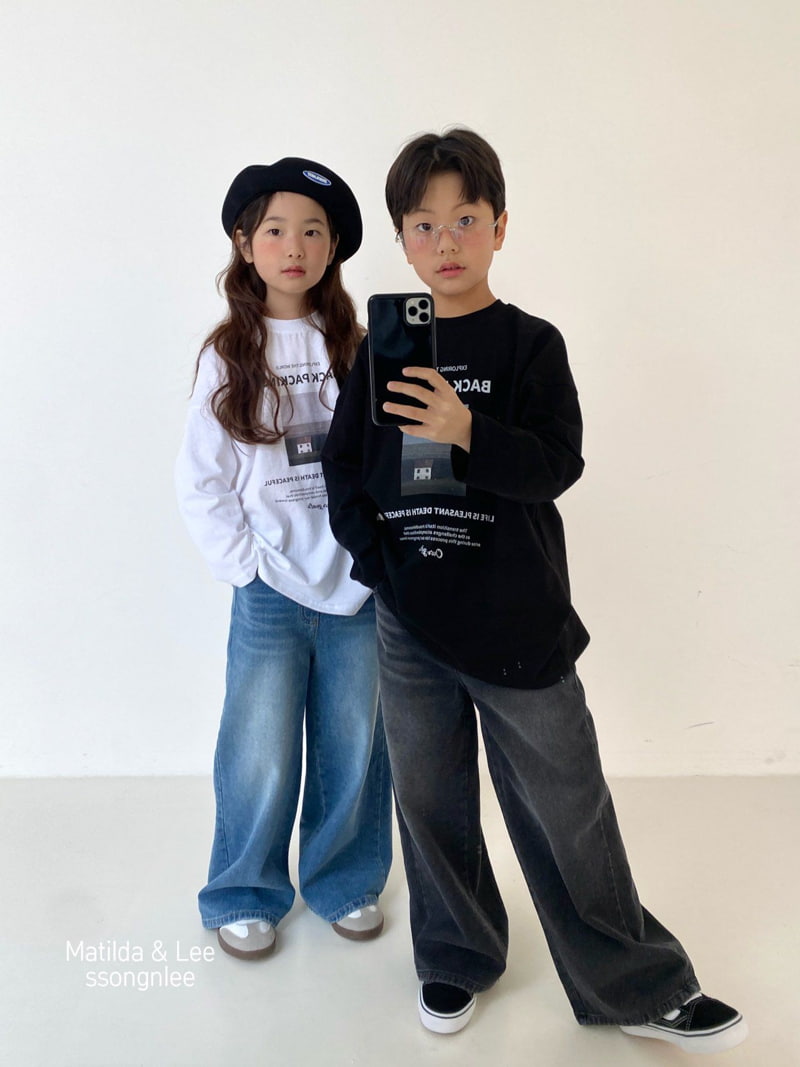 Matilda & Lee - Korean Children Fashion - #kidzfashiontrend - Spring Daily Denim Pants - 7