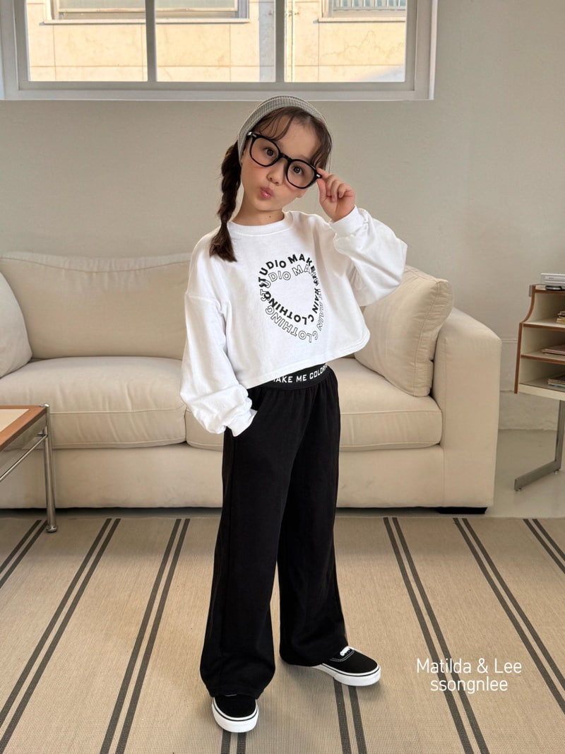 Matilda & Lee - Korean Children Fashion - #kidzfashiontrend - Heart Initial Tee - 10