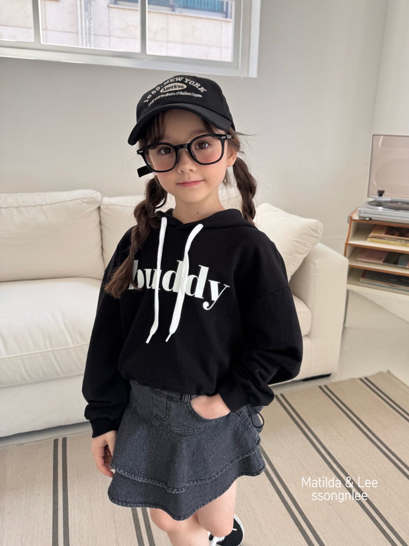 Matilda & Lee - Korean Children Fashion - #kidzfashiontrend - Buddy Crop Hoody - 8