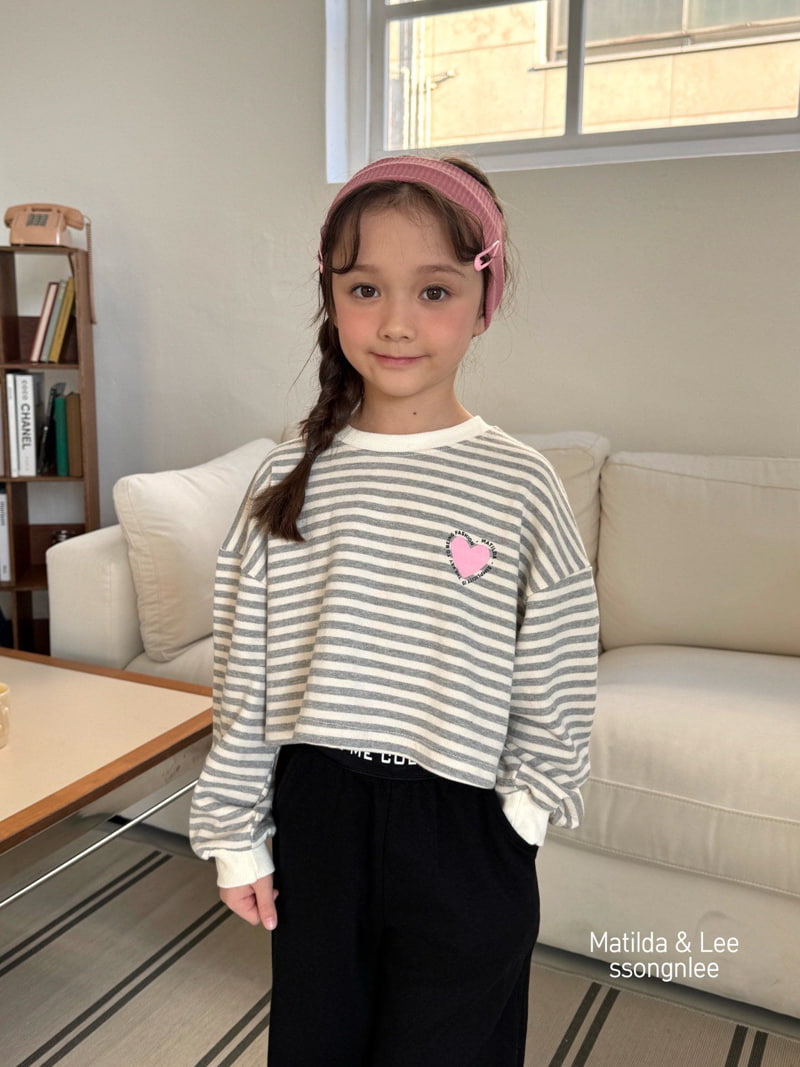 Matilda & Lee - Korean Children Fashion - #kidzfashiontrend - ST Heart Crop Tee - 9