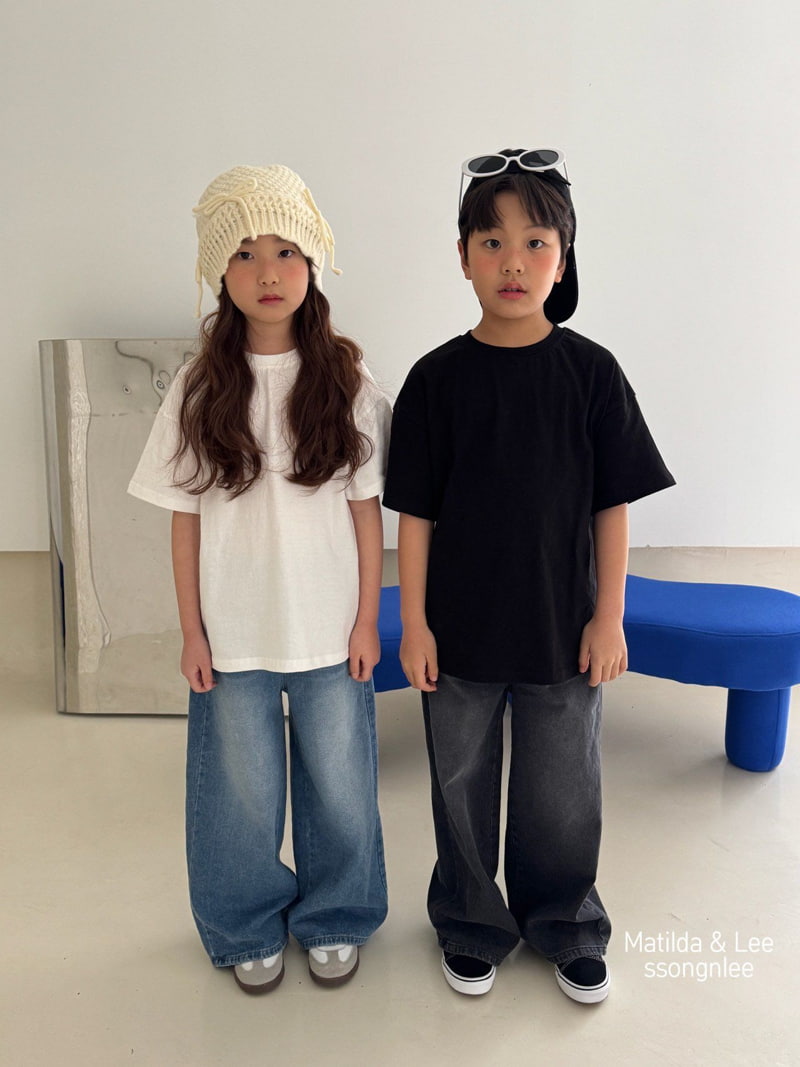 Matilda & Lee - Korean Children Fashion - #kidzfashiontrend - Lettering Short Sleeve Tee - 7