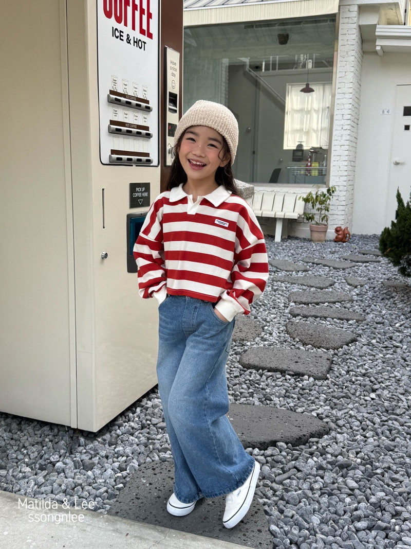 Matilda & Lee - Korean Children Fashion - #kidzfashiontrend - ST Collar Crop Tee - 12