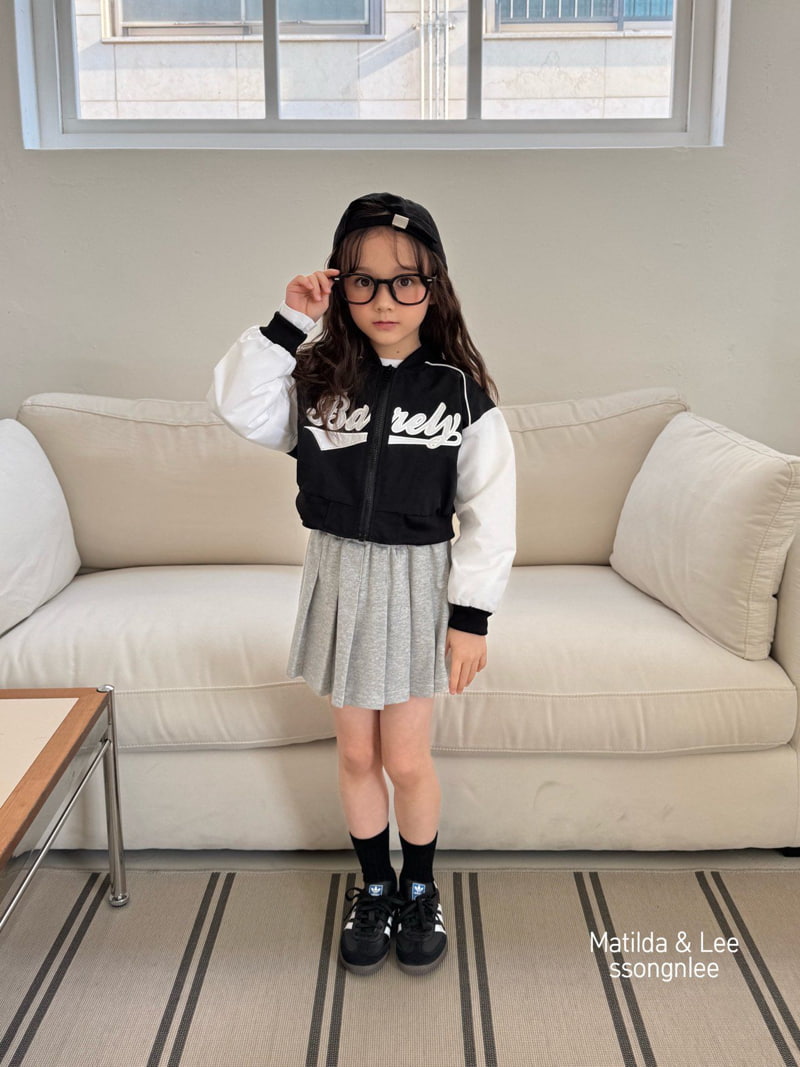Matilda & Lee - Korean Children Fashion - #kidzfashiontrend - Raglan Crop Baseball Jumper - 9