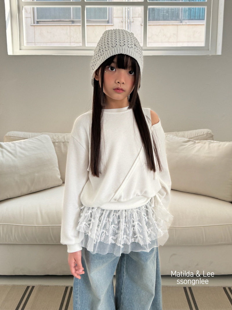 Matilda & Lee - Korean Children Fashion - #kidzfashiontrend - Ribbon Layered Wrap Skirt - 5