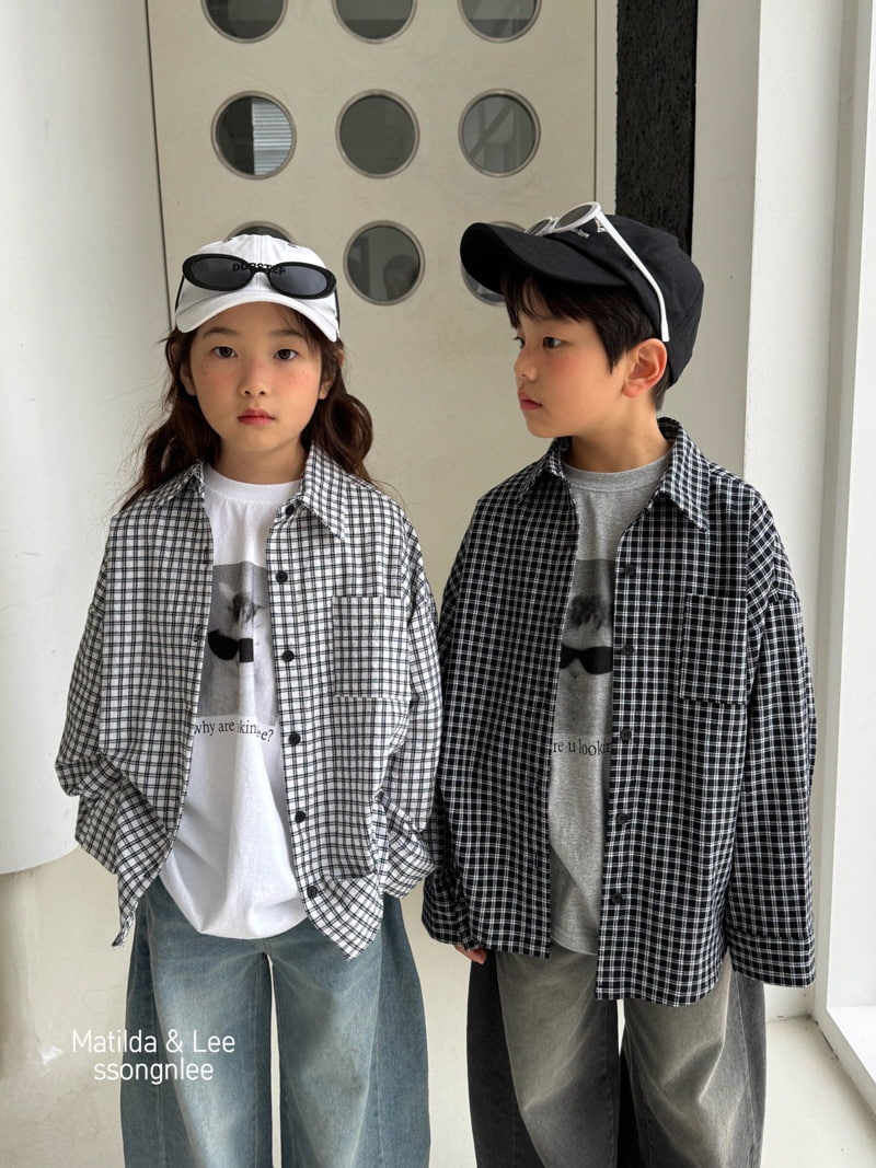 Matilda & Lee - Korean Children Fashion - #littlefashionista - Check Shirts - 6