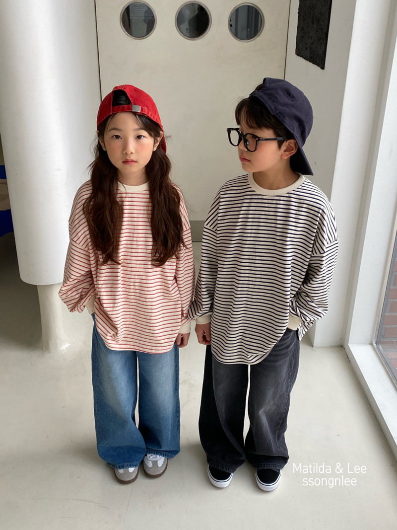 Matilda & Lee - Korean Children Fashion - #littlefashionista - Stripe Tee - 9