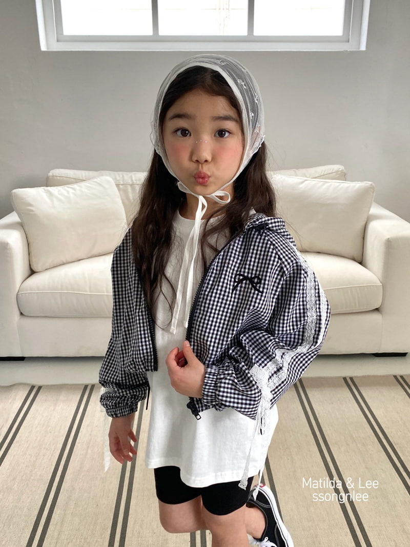 Matilda & Lee - Korean Children Fashion - #littlefashionista - Ribbon Lace Hooded Jumper - 7