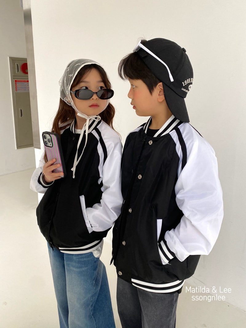 Matilda & Lee - Korean Children Fashion - #littlefashionista - Baseball Jumper - 6