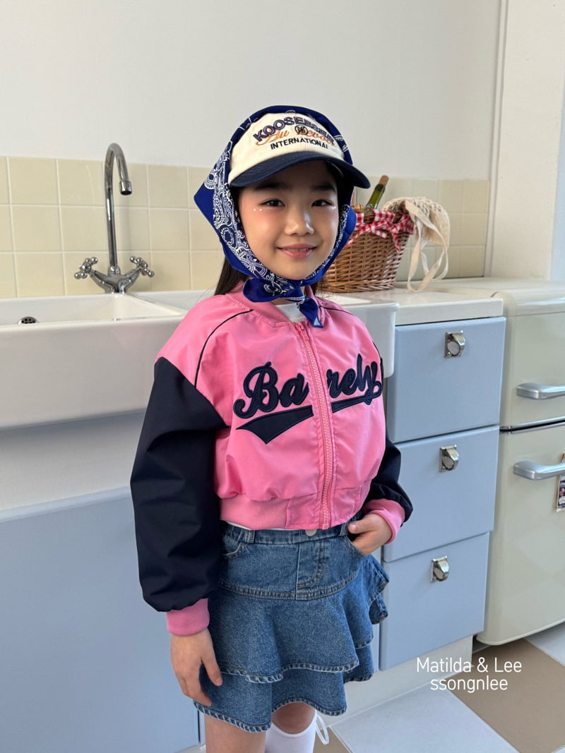 Matilda & Lee - Korean Children Fashion - #littlefashionista - Raglan Crop Baseball Jumper - 11
