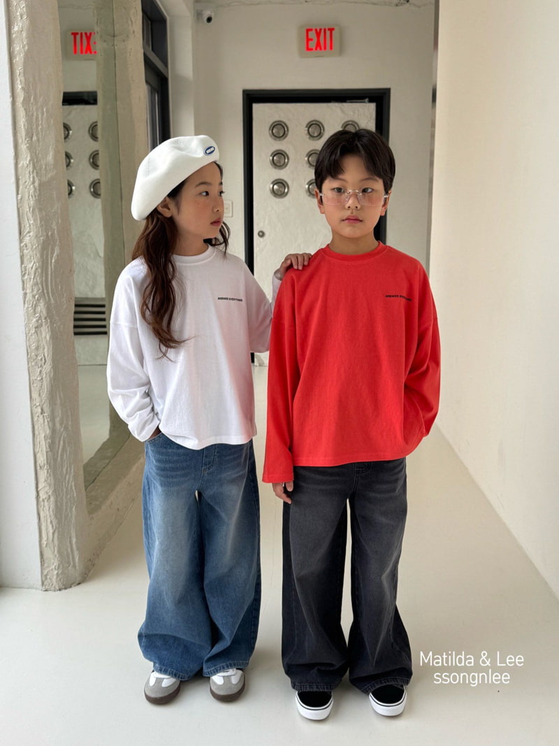 Matilda & Lee - Korean Children Fashion - #magicofchildhood - Spring Daily Denim Pants - 10