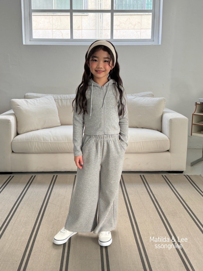 Matilda & Lee - Korean Children Fashion - #magicofchildhood - Ribbed Hood Zip-up Jacket - 11