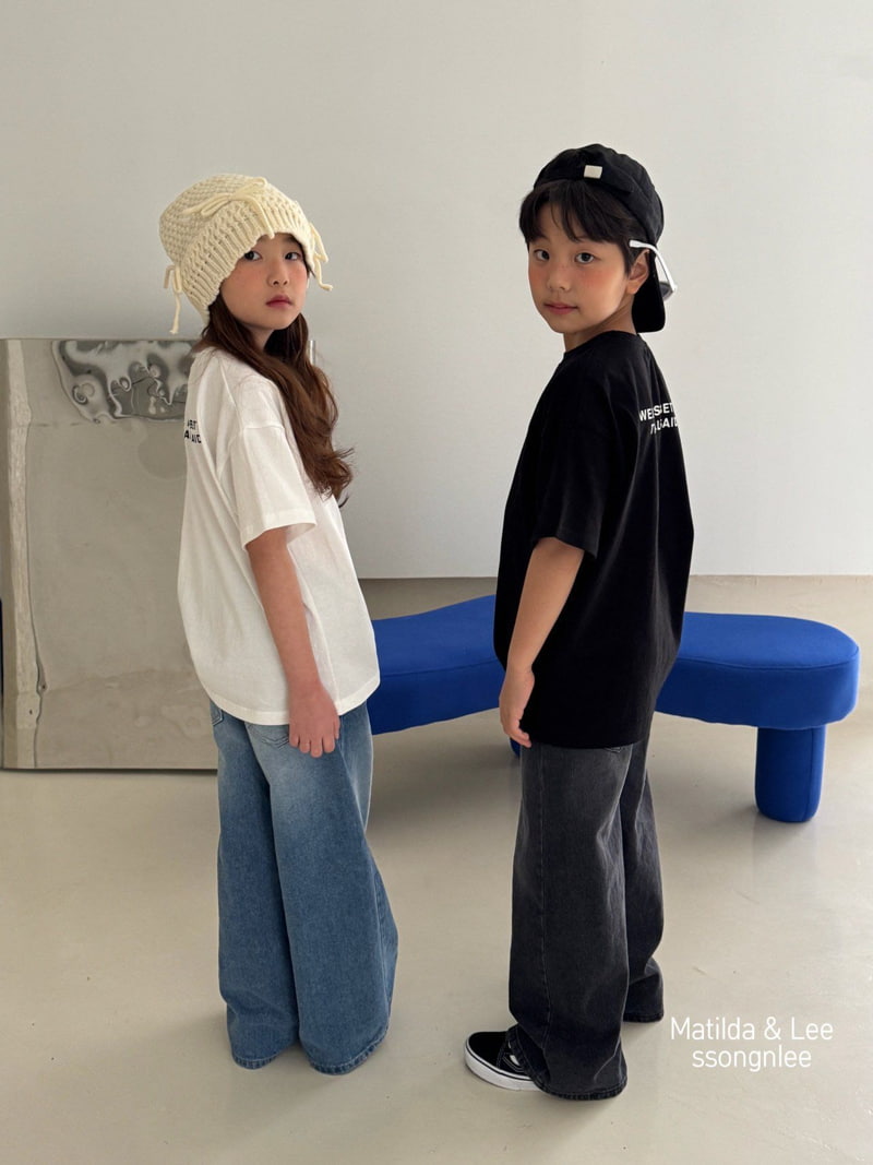 Matilda & Lee - Korean Children Fashion - #magicofchildhood - Lettering Short Sleeve Tee - 10