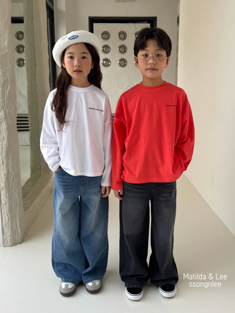 Matilda & Lee - Korean Children Fashion - #magicofchildhood - Answer Tee - 8