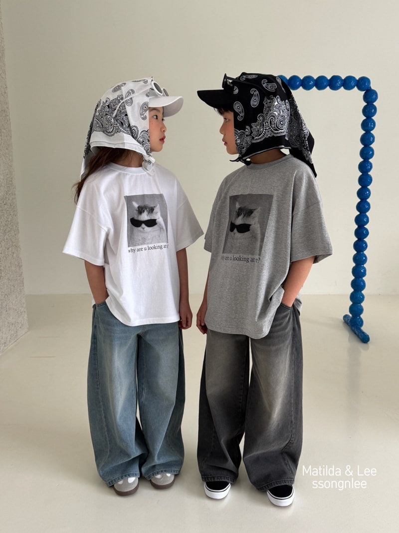 Matilda & Lee - Korean Children Fashion - #magicofchildhood - Maxi Wide Denim Pants 2 - 11