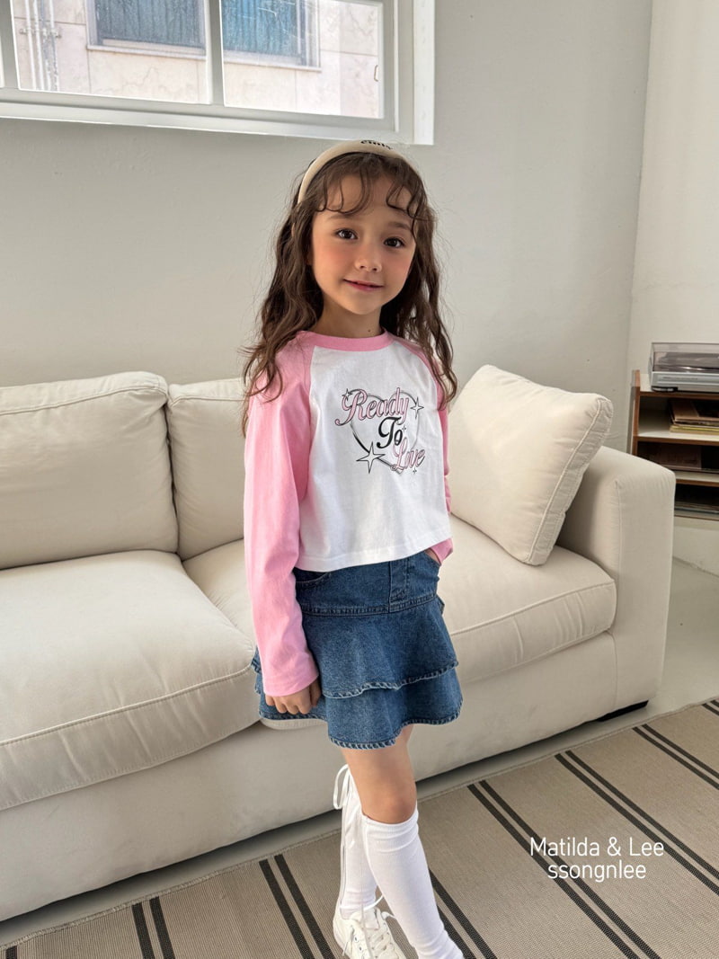 Matilda & Lee - Korean Children Fashion - #minifashionista - Love Heart Raglan Tee - 3