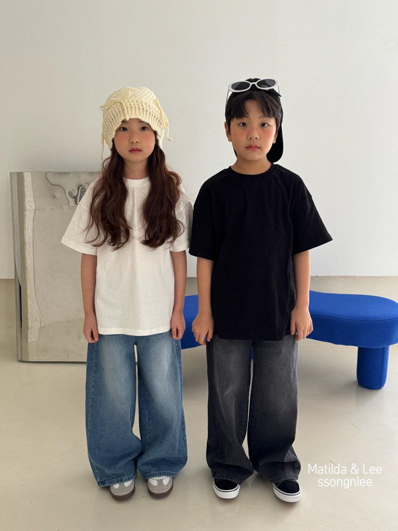 Matilda & Lee - Korean Children Fashion - #minifashionista - Spring Daily Denim Pants - 11