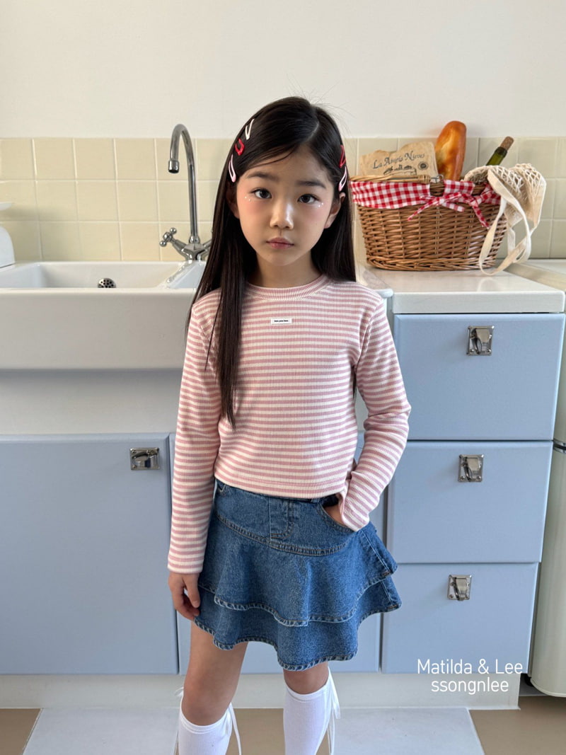 Matilda & Lee - Korean Children Fashion - #minifashionista - ST Crop Rib Tee - 5