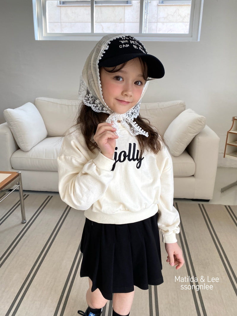 Matilda & Lee - Korean Children Fashion - #minifashionista - Jolly Crop Sweatshirts - 3