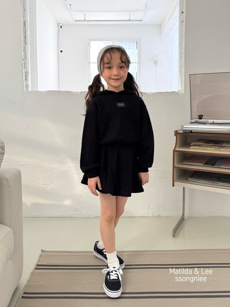 Matilda & Lee - Korean Children Fashion - #minifashionista - Ribbed Hooded Skirt Set - 8
