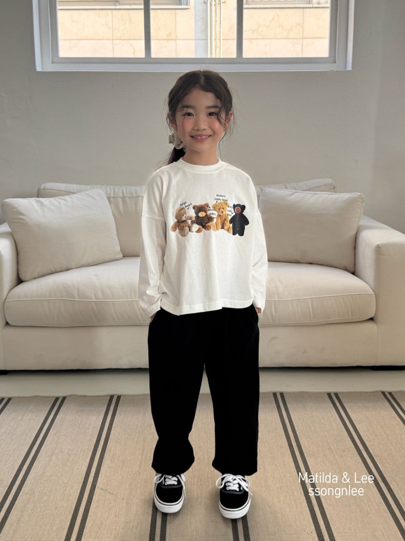 Matilda & Lee - Korean Children Fashion - #minifashionista - Ribbon Jogger Pants - 5