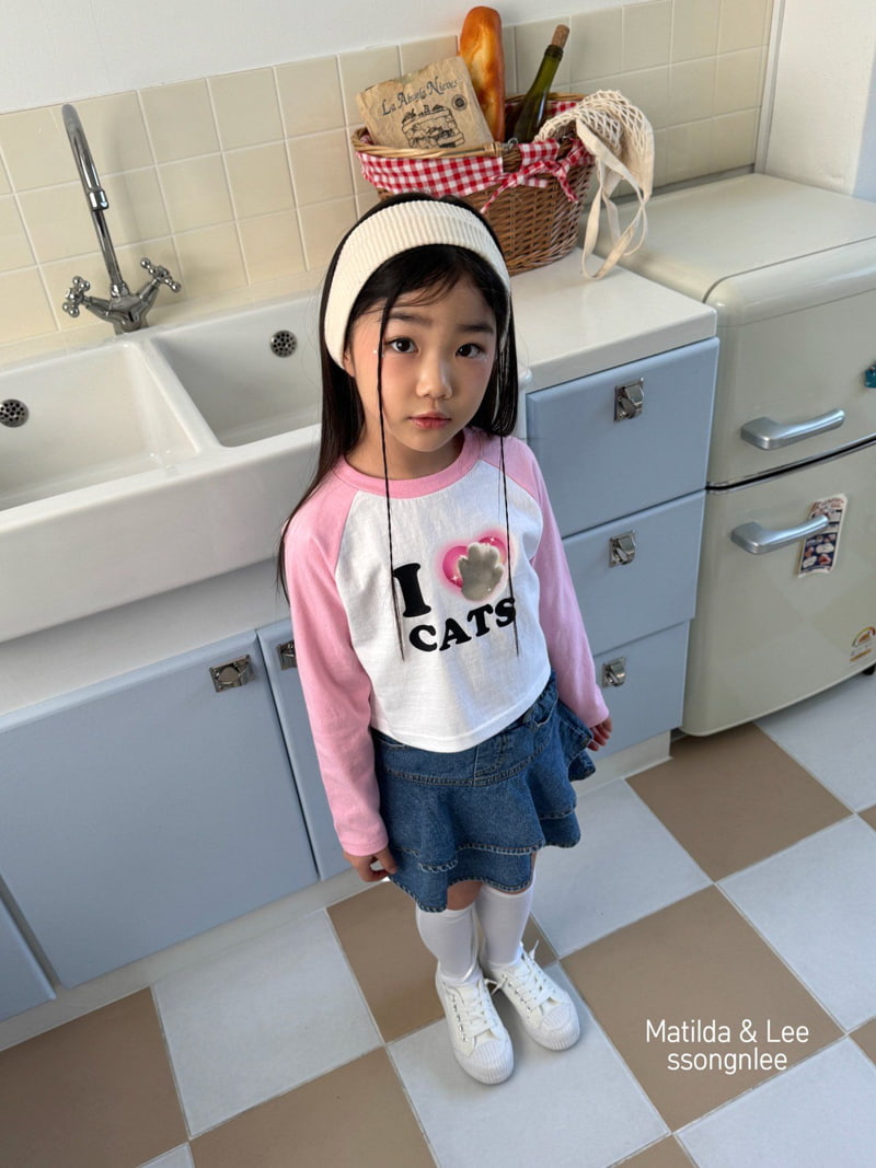 Matilda & Lee - Korean Children Fashion - #minifashionista - Cats Raglan Tee - 9